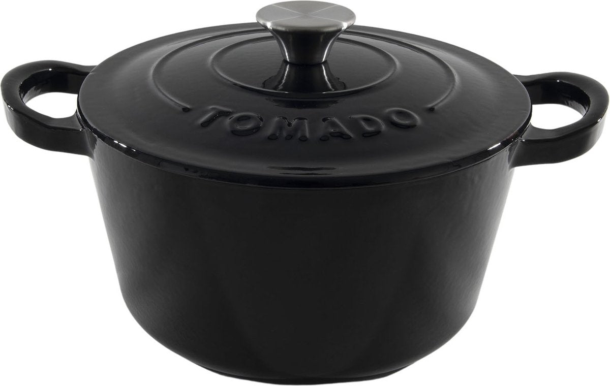 Bratpfanne Tomado Gusseisen schwarz 24 cm