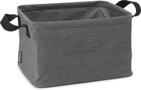 Brabantia faltbarer Wäschekorb, 35l – Pfefferschwarz