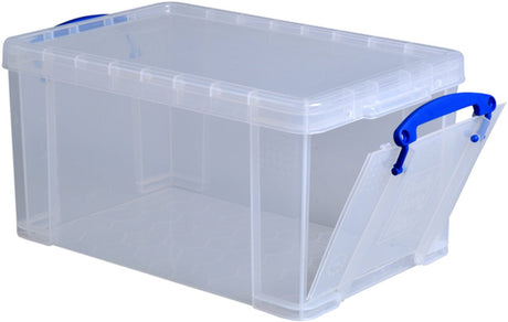 Wirklich nützliche Aufbewahrungsbox, 14 Liter, 395 x 255 x 210 mm, transparent, weiß