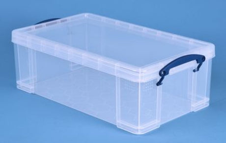 Wirklich nützliche Aufbewahrungsbox 12 Liter transparent weiß