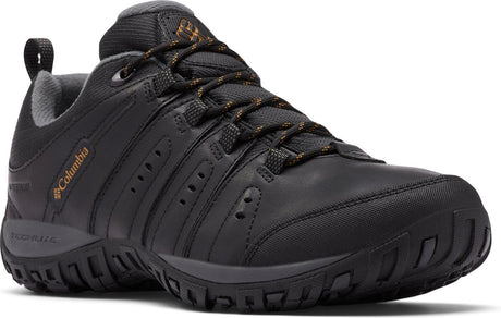Columbia Woodburn II wasserdichte Herren-Wanderstiefel – Schwarz, Karamell