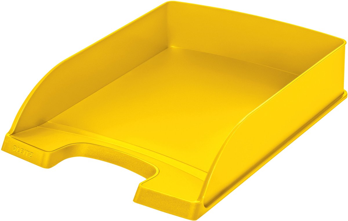 Leitz Briefablage Plus 5227 Standard Gelb Box mit 5 Stück