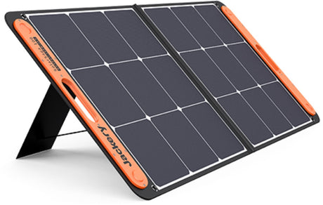 Jackery – Solarsaga 100 – bifaziales tragbares Solarpanel für Explorer 240 V2 500 1000 V2 Kraftwerk – faltbares Solarladegerät mit USB-C-A-Ausgängen – für Camping, Kälber und Camper