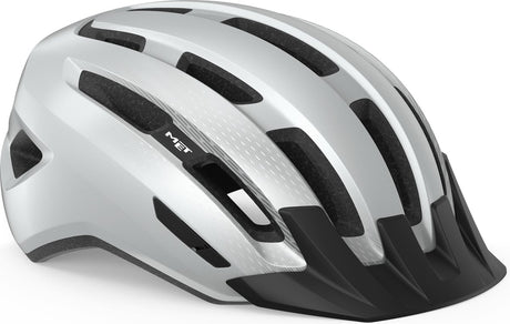 Mit Downtown Mips Fahrradhelm Herren Damen – Fahrradhelm Rennrad Erwachsene – E-Bike – Trekking – Größe S M (52-58 cm) – Weiß glänzend (Weiß)
