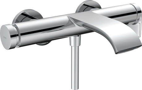 Hansgrohe Vivinis Badewannenarmatur – mit Umsteller – mit Kupplungen Mitte zu Mitte = 15 cm – mattschwarz