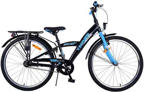 Volare Thombike Children's Bicycle - Jungen - 24 Zoll - Schwarzblau - 3 Zahnräder