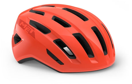 With Miles Mips Fahrradhelm Herren Damen – Fahrradhelm Citybike Erwachsene – E-Bike – Trekking – Größe M L (58–61 cm) – Koralle glänzend (rot)