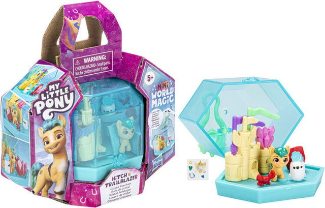 My little pony mini world hitch trailblazer - speelfiguur set - 4 cm groot