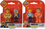Simba Feuerwehrmann Sam Spielfiguren Doppelset – Actionfiguren Spielzeug.