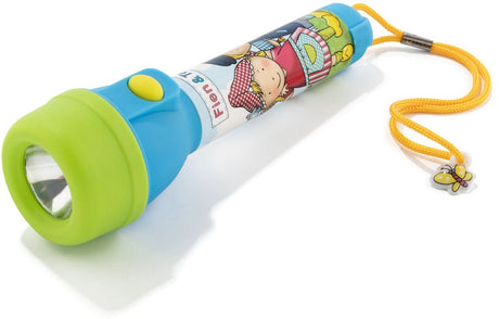 Bambolino fien teun kinderzaklamp - werkt op 2 aa-batterijen (niet inbegrepen) - peuter en kleuter speelgoed - voor meisjes en jongens - vanaf 3 jaar
