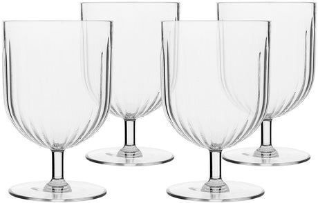 Bo-Camp Weinglas - Rand - 290 ml - 4 Stück