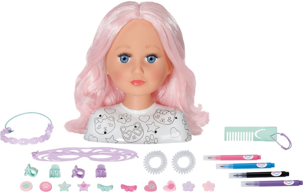 Baby Born kreativer Stylingkopf – Haubenkopf