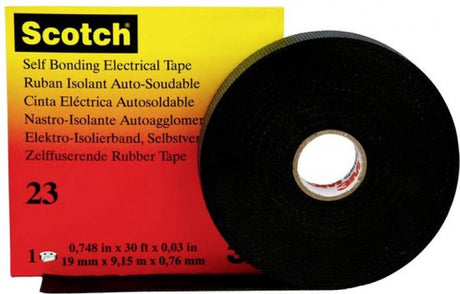 3m Scotch 23 Scotch23-19x9,15 Reparaturband Scotch 23 schwarz (L x B) 9,15 m x 19 mm 1 Stück