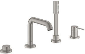 Grohe Essenz neue Vier-Loch-Badewannenrand-Kombination – Supersteel