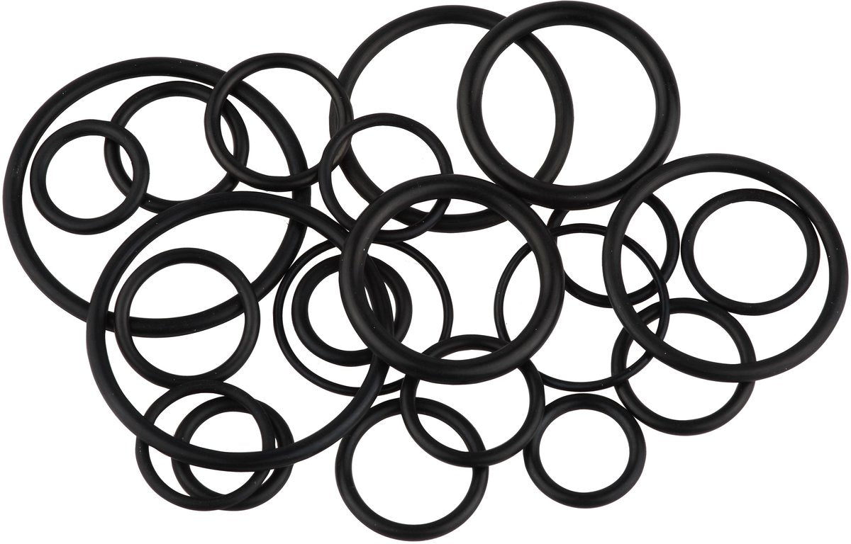 Kirchhoff assortiment o-ringen, rubber, diverse maten (22x)