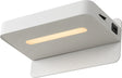 Lucide Atkin - Nachttischlampe Wandleuchte - LED - 1x6w 3000k - mit USB-Ladepunkt - weiß