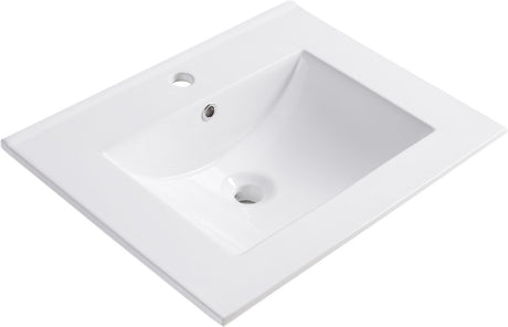 1105 differnz providence wastafel 60 cm keramiek wit
