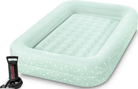 Intex Kinder-Reiseluftmatratze mit Handpumpe – 168 x 107 x 25 cm
