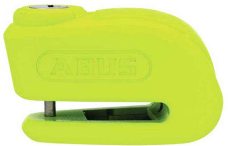 Abus Motorradschloss – Rollerschloss Scheibenbremsschloss mit Alarm – 365 Trigger Alarm 2.0 – Sicherheitsstufe 8 – Gelb – geeignet für Motorräder – Roller