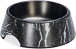 Designed by Lotte Meis Hundefutternapf - Hundetrinknapf - Hundefutternapf - Melamin Edelstahl - Schwarz - 700 ml