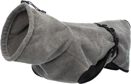 Trixie Bademantel Hundefrottee grau