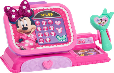 Just Play Minnie Bowtique Spielzeug-Registrierkasse mit Sound – 10 Stück.