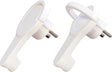 Scanpart Winkelstecker - mit Haken - mit Erde - flach - 10 16 a