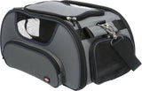Trixie Hundetasche Flugzeugtasche Flügel grau schwarz