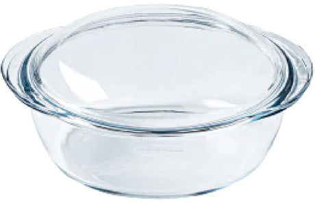 Pyrex-Rundschüssel mit Deckel 2,3+0,7l