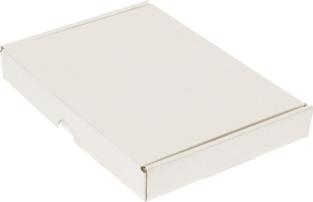 Raadhuis brievenbusdoos - 210x150x27mm - wit - 25 stuks