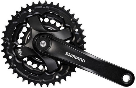 Shimano Kurbel 6 7 8 Speed-Turnier FC-Ty501 mit 170 mm Kurbelarm 48 x 38 x 28T Schwarz