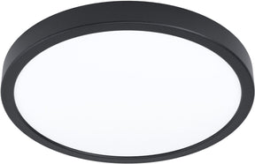 Eglo fueva 5 opbouwlamp - led - ø 29 cm - zwart - badkamer