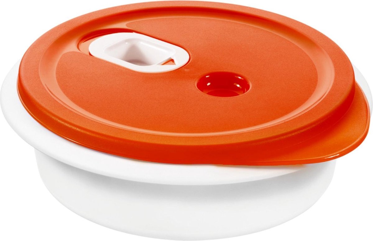 Rotho Mikrowellenteller tief 1 l Micro Papaya Rot