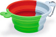 Beeztees rua - reisbak hond - silicone - groen - 750 ml