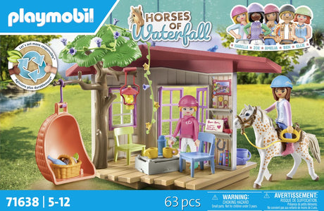 Playmobil Horses of Waterfall, geheimes Clubhaus für Pferdeliebhaber – 71638