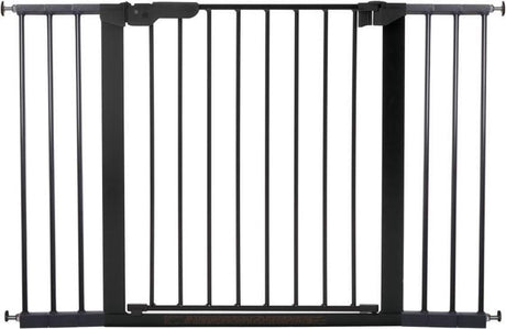 Babydan Premier All-in-One-Treppenschutzgitter ohne Bohren – 73,5 – 119 cm – Klemmmontage – Schwarz