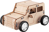 Zugseilauto aus Holzbausatz
