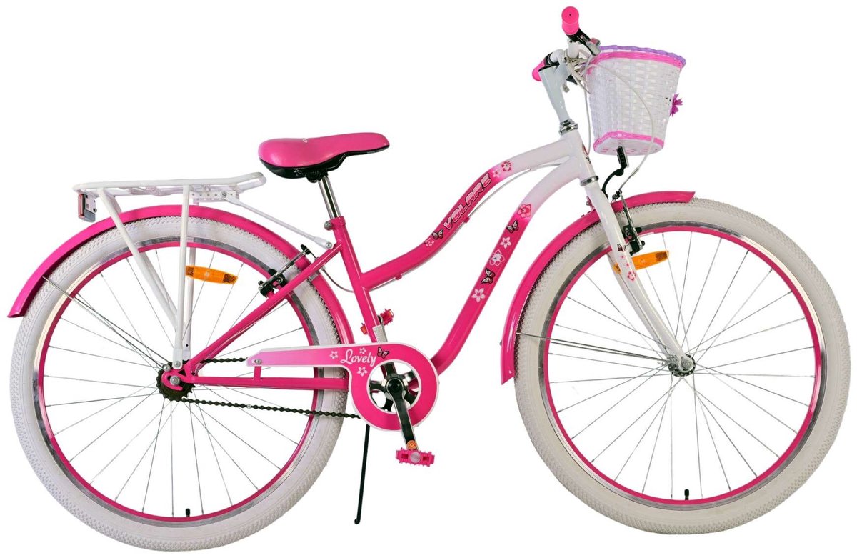 Volare schönes Kinderfahrrad – Mädchen – 26 Zoll – Pink – zwei Handbremsen
