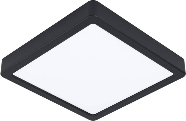Eglo fueva 5 opbouwlamp - led - 21 cm - zwart wit - dimbaar