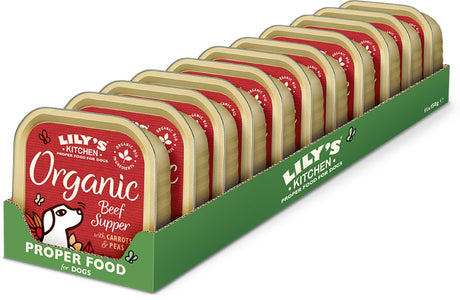 Lily's Kitchen - Hundefutter - Nassfutter - Bio-Pastete vom Rind - 11 x 150 g