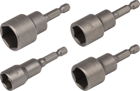 Kreator – Zubehör – krt062500 – magnetischer Steckschlüssel-Bit-Satz – 13–15–17–19 mm – 4-tlg.
