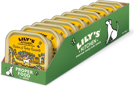 Lily's Kitchen - Hundefutter - Nassfutter - Hähnchen-Truthahn-Auflauf - 10 x 150 g