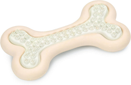 Beeztees Zahnknochen für Welpen – Welpenspielzeug – Kauspielzeug für Welpen – Hundespielzeug – Rosa – 10 x 5,5 x 2 cm, Einheitsgröße