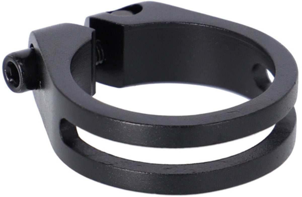 XLC PC-B10 Sattelstützenklemme – Durchmesser: 40 mm – Aluminium – mit Innensechskantschraube – schwarz