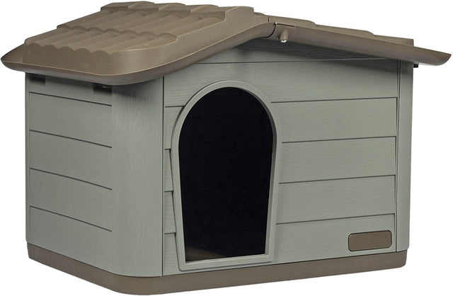 Duvo + Pepita - Haustierhaus - Hundehütte - braungrün - 51x38x35cm