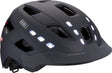 Bbb cycling fietshelm met verlichting - district led - ebike helm voor heren dames - abs shell - medium large: 54 - 60cm - mat zwart - bhe-162