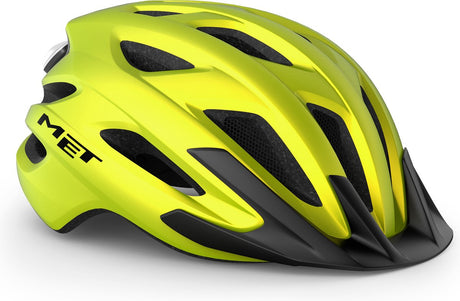 Mit Crossover-Fahrradhelm für Damen und Herren – City-Fahrradhelm für Erwachsene – Größe XL – Limettengelb Allic matt