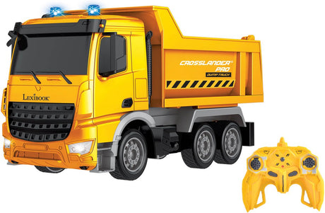 Lexibook crosslander pro ® radiogestuurde kiepwagen met licht en sounds effecten.