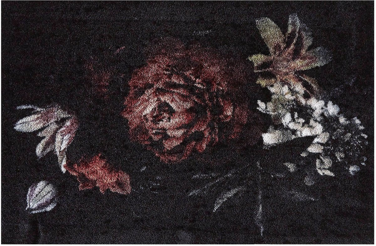 Md-entree md entree - deurmat - schoonloopmat - soft deco - bella rosa - 67 x 100 cm