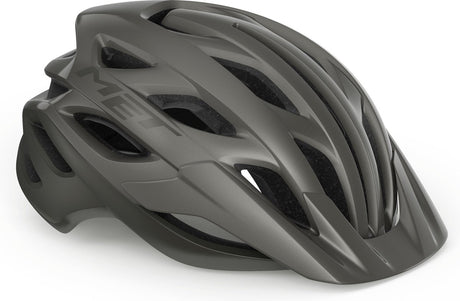 Mit Veelo Mips Fahrradhelm Herren Damen – Fahrradhelm Mountainbike Erwachsene – Elektrofahrrad – Citybike – Größe L (58–61 cm) – Titan Allic Matt (Grau) L
